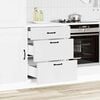 vidaXL Kitchen Base Cabinet Kalmar White Engineered Wood