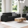 vidaXL 2 Piece Sofa Set with Cushions Black Velvet