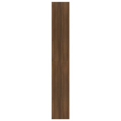 vidaXL Book Cabinet/Room Divider Brown Oak 80x30x198 cm Engineered Wood