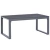 vidaXL Coffee Table | Silver | Powder-coated aluminium and glass | Medium