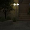 vidaXL Garden Lamp Post 2 Lamps 220 cm