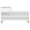 vidaXL Shoe Cabinet White 102x36x60 cm Engineered Wood