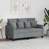 vidaXL 2-Seater Sofa Light Grey 120 cm Fabric