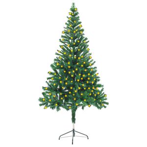 vidaXL Artificial Christmas Tree | Green | PVC, plastic | 150 cm tall