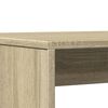 vidaXL 3 Piece Dining Table and Bench set Sonoma Oak Engineered Wood
