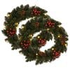 vidaXL Christmas Wreath | Set of 2 | Green | PVC | 45 cm diameter | Ornaments