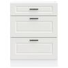 vidaXL Kitchen Base Cabinet Porto White Engineered Wood