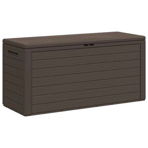 vidaXL Storage Box | Brown | Polypropylene | 116x44x55 cm | Storage Box