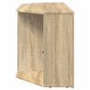 vidaXL Corner LED TV Cabinet Wall-mounted Sonoma Oak 100 x 40 x 50 cm