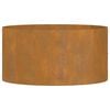 vidaXL Garden 5 pcs Brown 40 x 40 x 20 cm Corten steel