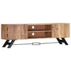 vidaXL TV Cabinet 140x30x45 cm Solid Acacia Wood