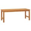 vidaXL Garden Bench 114 cm Solid Teak Wood
