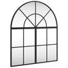 vidaXL Wall Mirror Black 60x70 cm Arch Iron