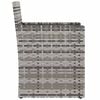 vidaXL 3 Piece Outdoor Lounge Set with Cushions Poly Rattan Grey