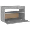 vidaXL Bedside Cabinet & LED Lights 2 pcs Concrete Grey 60x35x40 cm