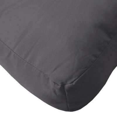 vidaXL Pallet Cushion Anthracite 70x40x12 cm Fabric