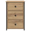 vidaXL Bedside Cabinet 2 pcs Brown 40 x 36 x 60 cm Solid Reclaim Wood