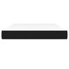 vidaXL Pocket Spring Bed Mattress Black 137x190x20 cm Full Fabric