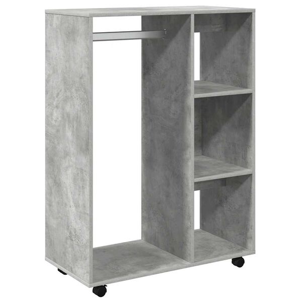 vidaXL Wardrobe Concrete Grey 80x40x110 cm Engineered Wood