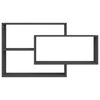 vidaXL Wall Shelf Grey 104x20x58.5 cm Engineered Wood