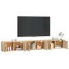 vidaXL Wall-mounted TV Cabinets 3 pcs Sonoma Oak 100x34.5x40 cm