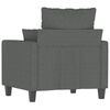 vidaXL Sofa Chair Dark Grey 60 cm Fabric
