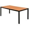 vidaXL Garden Dining Table | Brown | WPC top | 185x90x74 cm | Durable
