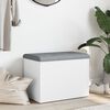 vidaXL Storage Bench White 62x42x45 cm Engineered Wood