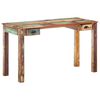 vidaXL Desk 130x55x76 cm Solid Reclaimed Wood