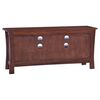vidaXL TV Cabinet Classical Brown 100x30x45 cm Solid Mahogany Wood