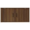 vidaXL Wall Mounted TV Cabinet Brown Oak 80x34.5x40 cm