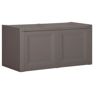 vidaXL Cushion Box | Grey | 100% PP (Polypropylene) | Medium | Cushion Box