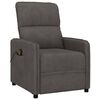 vidaXL Massage Chair Dark Grey Microfiber Fabric
