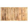 vidaXL Dining Table 180x90x76 cm Solid Rough Mango Wood