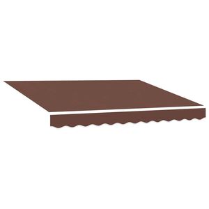 vidaXL Awning Replacement Fabric Brown 300x250 cm Polyester