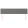 vidaXL Headboards 2 pcs Dark Grey 80 cm Fabric