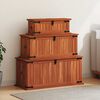 vidaXL Storage Chests 3 pcs Solid Acacia Wood