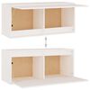 vidaXL TV Cabinets 4 pcs White Solid Wood Pine