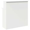 vidaXL Reception Desk White 100x50x103.5 cm Engineered Wood