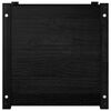 vidaXL Garden Planter Black 50x50x50 cm Solid Pinewood