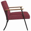 vidaXL Armchair Wine Red 59 x 75 x 78 cm Fabric
