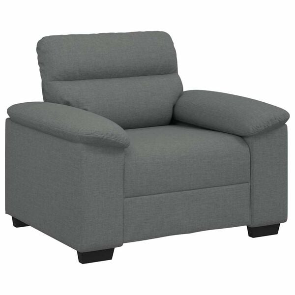 vidaXL Sofa Chair Dark Grey 60 cm Fabric