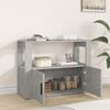 vidaXL Sideboard Concrete Grey 80x30x60 cm Engineered Wood