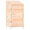 vidaXL Garden Shed 55x52x112 cm Solid Wood Fir