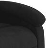 vidaXL Stand up Massage Recliner Chair Black Velvet