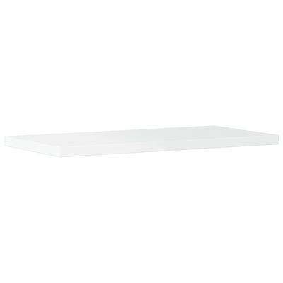 vidaXL Bookshelf Boards 4 pcs High Gloss White 40x20x1.5 cm Engineered Wood