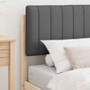 vidaXL Bed Frame with Upholstered Headboard Dark Grey 90 x 190 cm