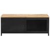 vidaXL Coffee Table 90x50x37 cm Solid Rough Mango Wood