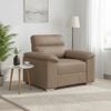 vidaXL Sofa Chair&nbsp;Cappuccino 100x81x84 cm Faux Leather