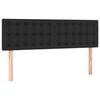 vidaXL Headboards Black 144x5x78/88 cm Faux Leather